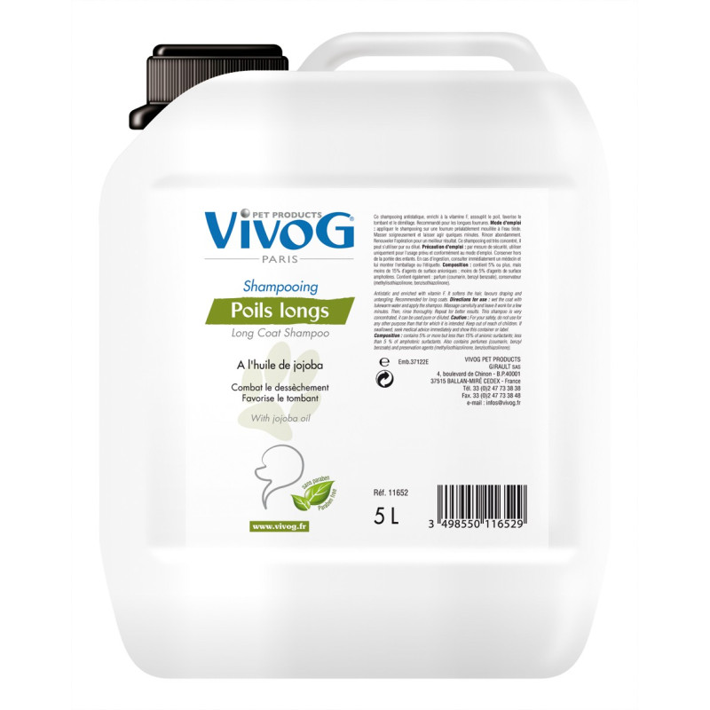 Vivog Langhaar Hundeshampoo – Professionell & Antistatisch