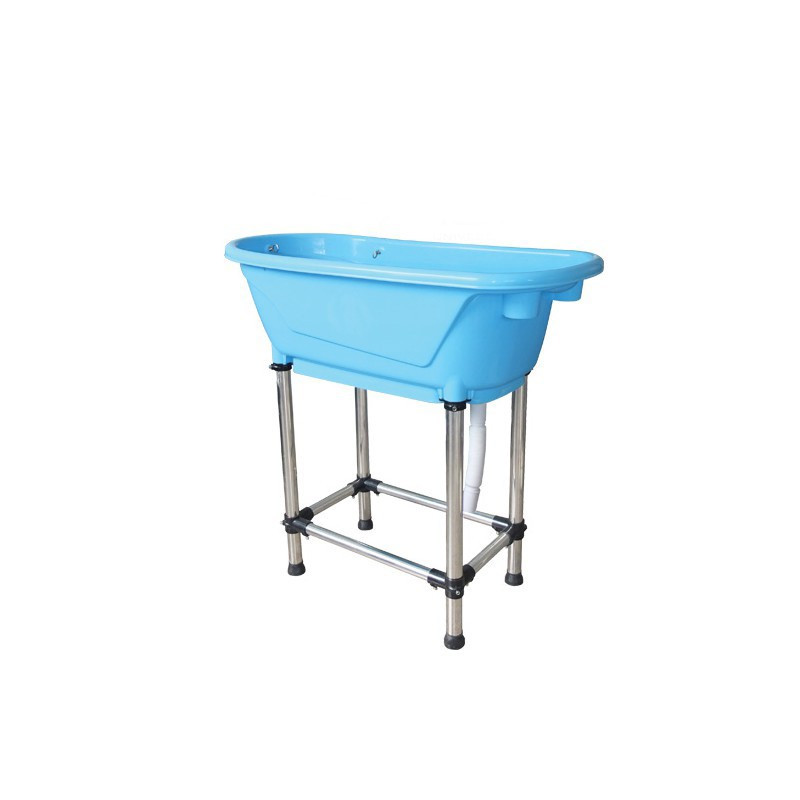 Phoenix Handy Tub M – Hundebadewanne 96 × 50 × 91 cm (Weiß/Blau)