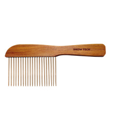 Show Tech Rosewood Extra Long Kamm 22,5 cm – Flacher Holzkamm | Professionelles Grooming