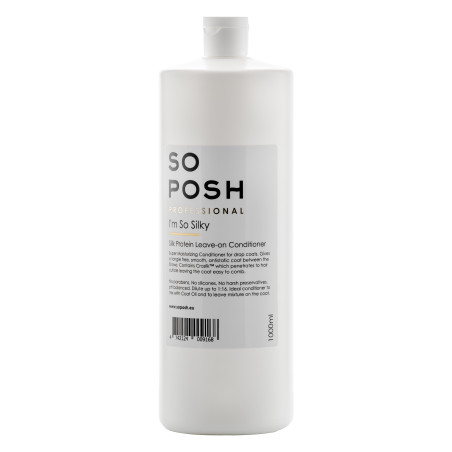 o Posh I’m So Silky Leave-On Conditioner 1 L – Profesionální bezoplachový kondicionér pro hedvábnou srst