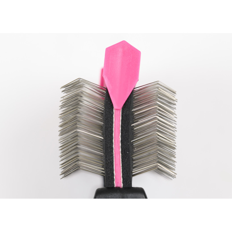 Show Tech+ Flex Groom Professional Slicker - Double, Soft