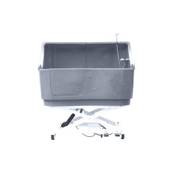 Phoenix ванна для собак с защитной задней панелью