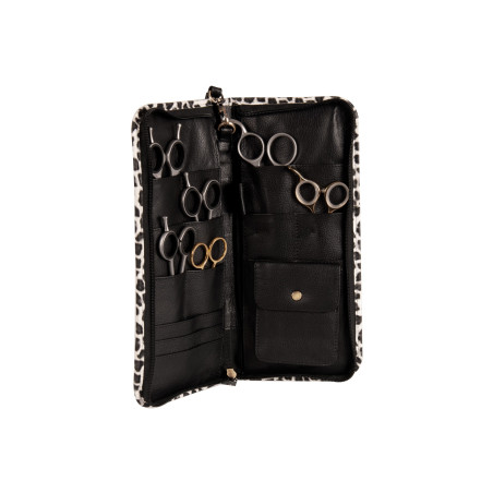 Yento Scissor Shear Pouch Leopard print for 12 scissors
