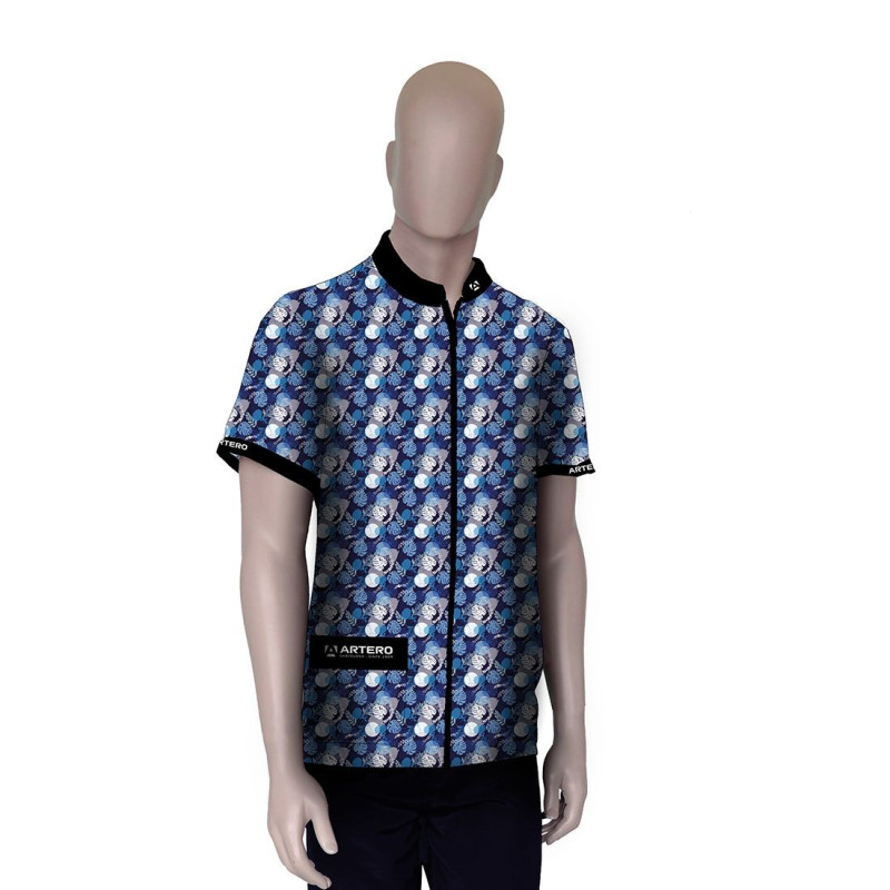 Tunique professionnelle Artero Miami Blue zippée