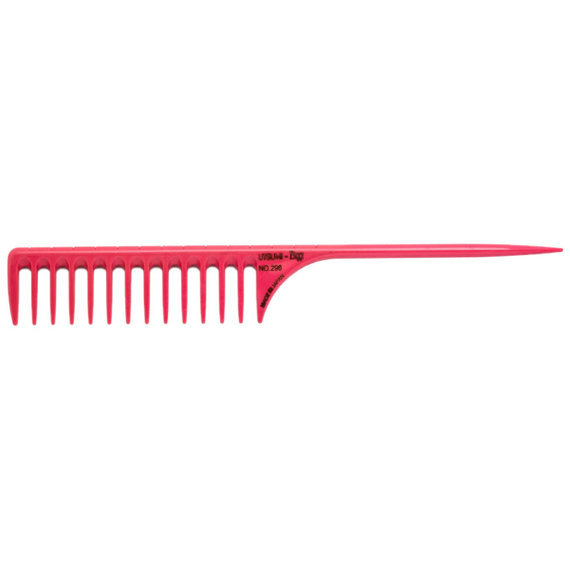 Hřeben Utsumi BW Carbon Needle 25cm Pink