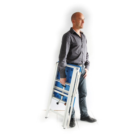Groom-X Ringside Tisch Lila 60×45×73–82 cm – Professioneller Ausstellungstisch für Hunde