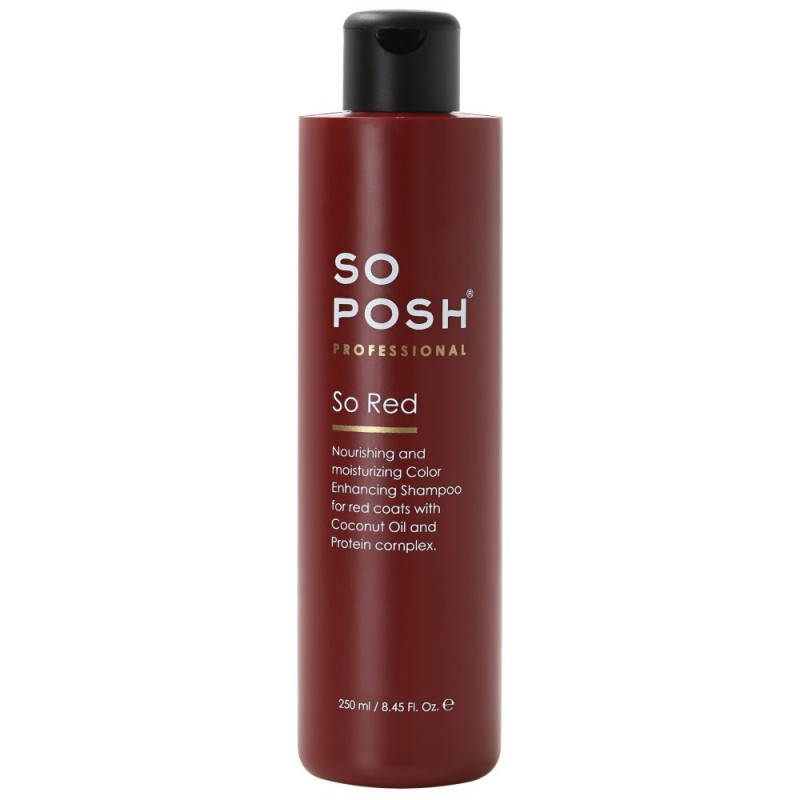 So Posh So Red Color Enhancing Shampoo 250 мл – Профессиональный шампунь для ярких и тёплых оттенков шерсти