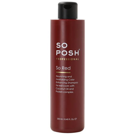 So Posh So Red Color Enhancing Shampoo 250 мл – Профессиональный шампунь для ярких и тёплых оттенков шерсти