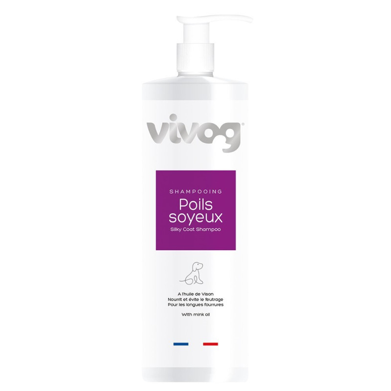 Vivog Profesionální šampon pro psy – Poils Soyeux – Pro dlouhou srst