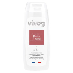 Shampooing professionnel pour chien - Poils laineux, bouclés, cordés - Volumisant - Vivog