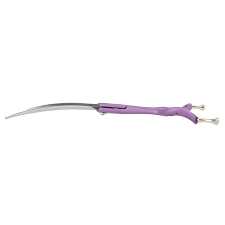 Yento Sparkle Series Gebogene Schere Rosa 16,5 cm