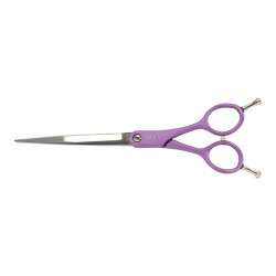 Yento Sparkle Series rovné růžové nůžky 16,5 cm pro psy a kočky
