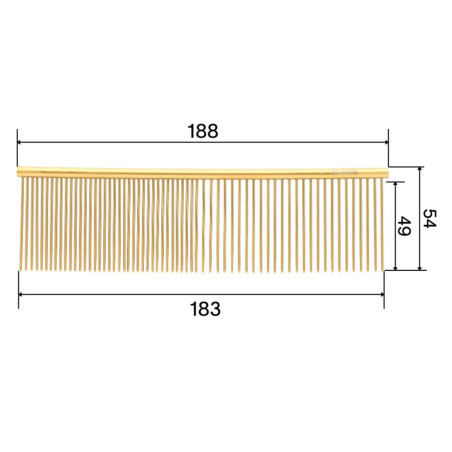 So Posh Metal Comb Magnifique