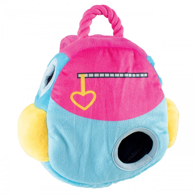 ACK TO SCHOOL PLUSH Školní batůžek pro psa 22 cm