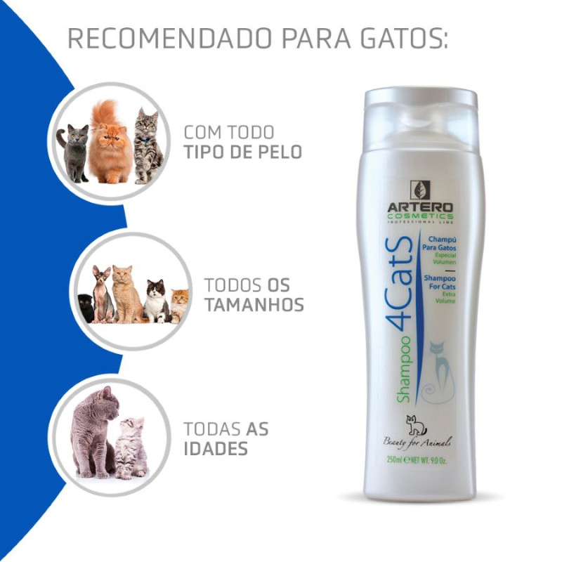 Shampooing pour chats Artero 4cats 100 ml