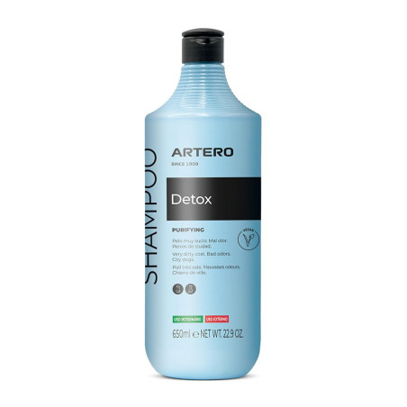 Artero Detox – Activated Charcoal Shampoo (650 ml)