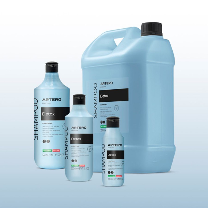 Artero Detox – Aktivkohle-Shampoo (650 ml)