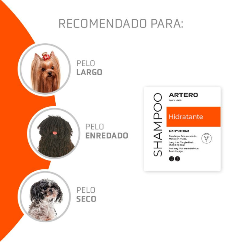 Artero Hidratante – Hydrating Shampoo for Dogs & Cats (650 ml)