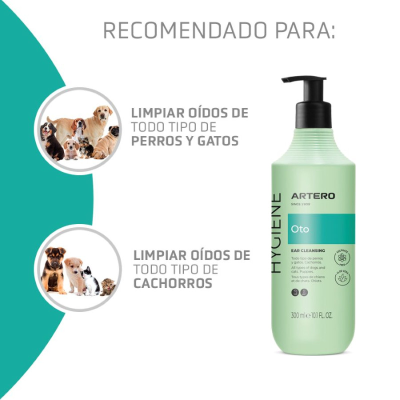 Artero Oto – Sanfte Ohrenreinigung für Hunde & Katzen (300 ml)