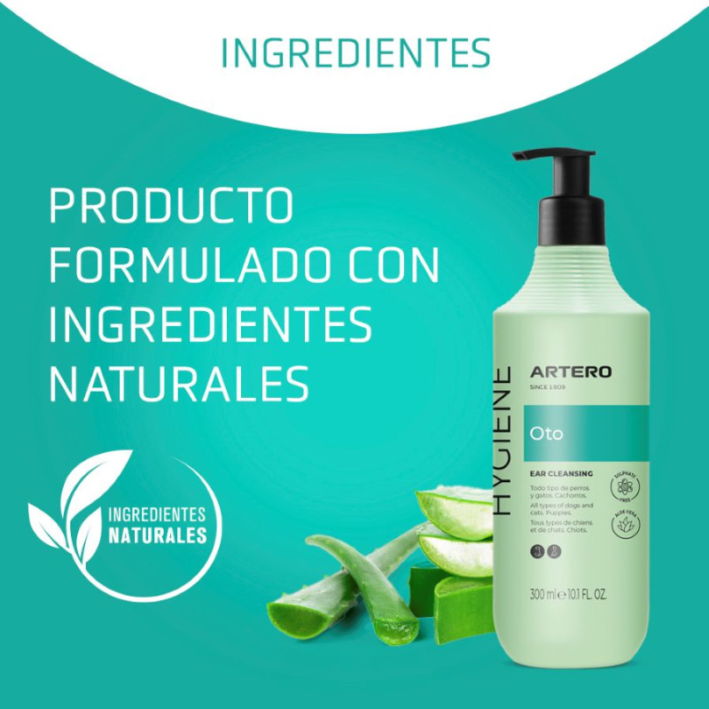 Artero Oto – Jemná čisticí lotion na uši pro psy a kočky (300 ml)