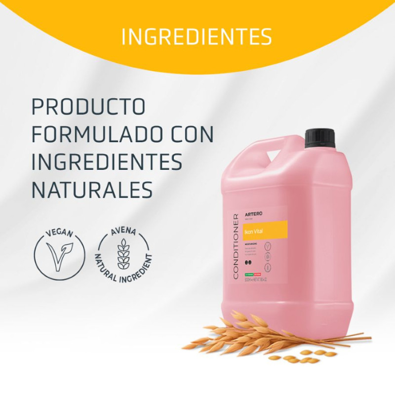 Artero Ikon Vital Conditioner 5L – Professional Oat-Enriched Conditioner for Dogs & Cats