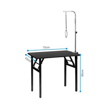 Artero Mesa Exposición – klappbarer Ausstellungstisch mit verstellbaren Füßen und Arm, Höhe 80 cm