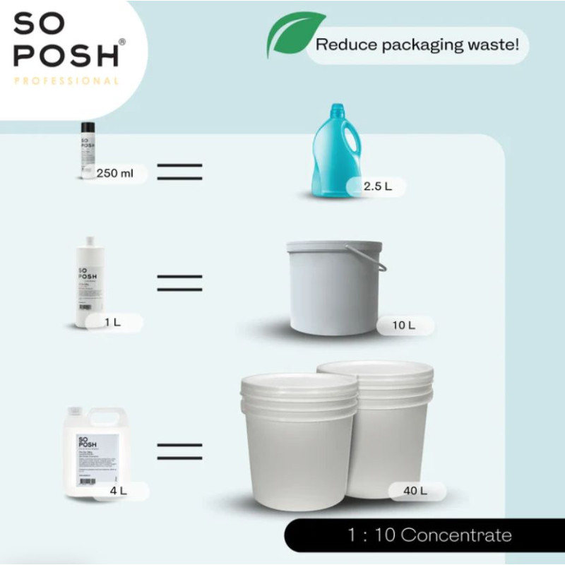 So Posh I’m So Fantastic Shampoo 1 л – Профессиональный шампунь с алое вера и кератином