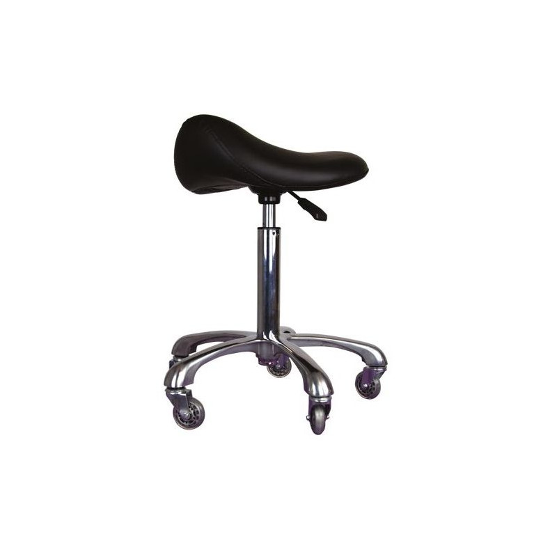 Grooming-Hocker schwarz mit Anti-Hair-Rollen