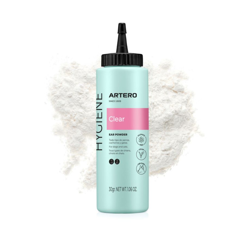 Artero Clear pudr na uši 30 g – hygiena uší psů | AMI-exim