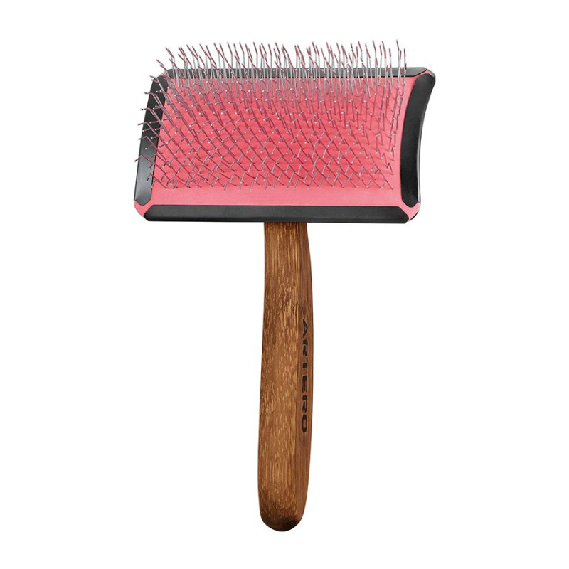 Artero Simba brosse slicker M rose