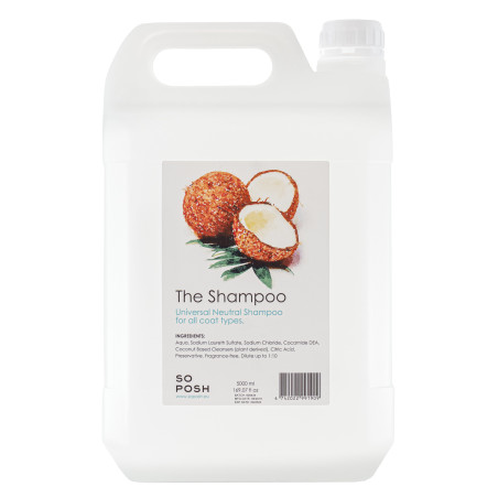 So Posh Universal Shampoo 5 L – Shampooing naturel pour tous les types de poils