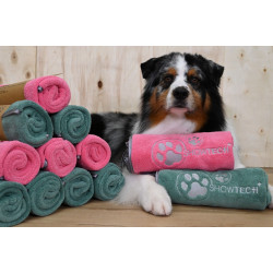Show Tech Coral Fleece Handtuch für Hunde und Katzen 90 × 56 cm