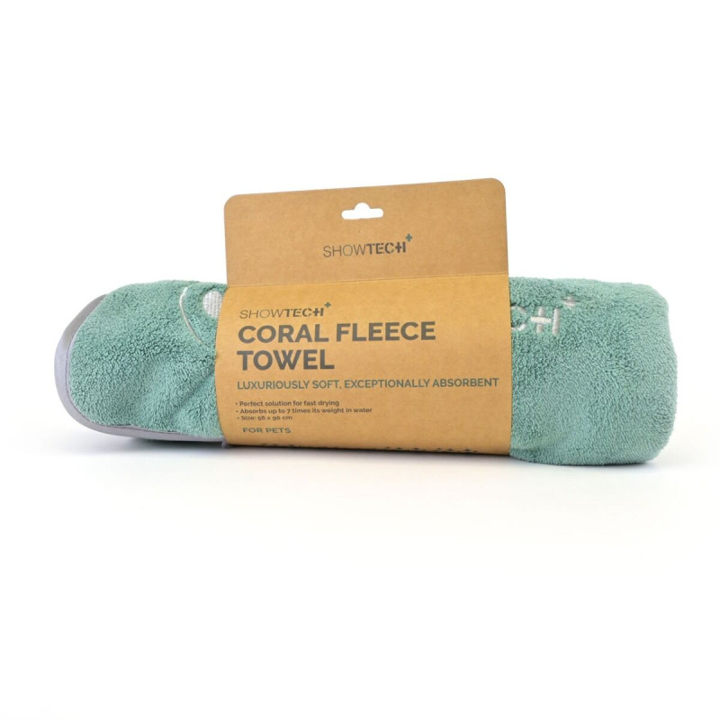 Show Tech Coral Fleece Towel for Dogs and Cats