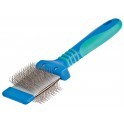 Small brush for dogs / slicker 2 sides - long pins hard / soft
