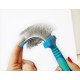 Small brush for dogs / slicker 2 sides - long pins hard / soft