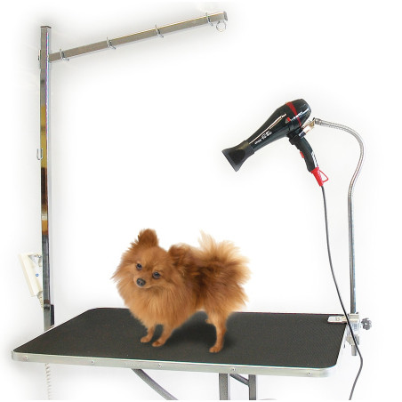Support flexible pour sèche-cheveux – Bras réglable de table